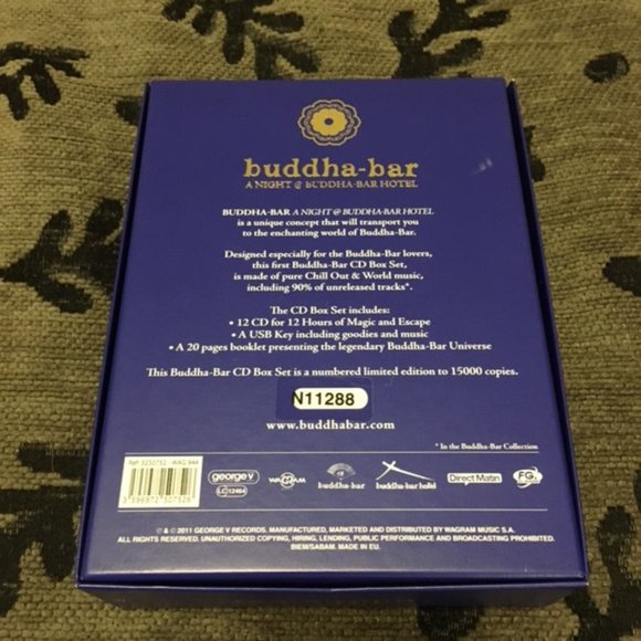 12 CDs A Night @ Buddha-Bar Hotel Boxset By Ravin - Picture 6 of 11